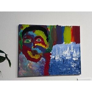 Abstract Acrylic‎ 20X15 Painting